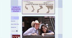 Desktop Screenshot of amyswishwithwings.com